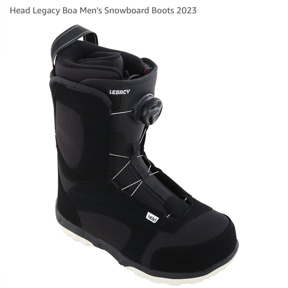 Head Legacy Boa Men's Snowboard Boots 2023, Size 11.5, VGUC - Picture 1 of 5